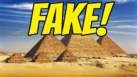 the pyramids are fake